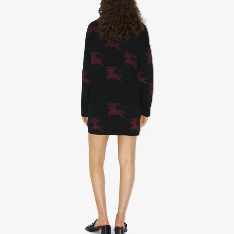 Burberry Ekd Patterned Jacquard Jumper-2