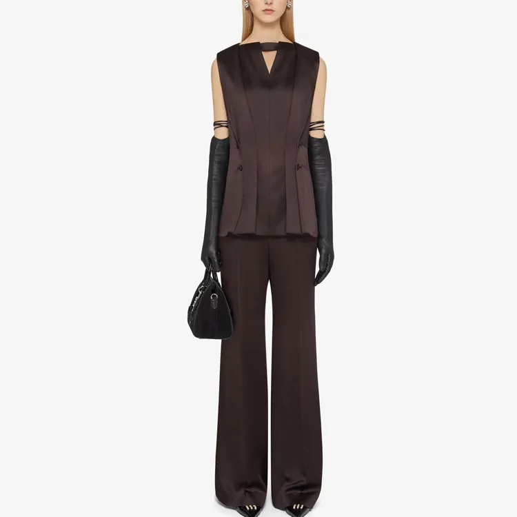 Givenchy Casual Pants Women's Brown-1