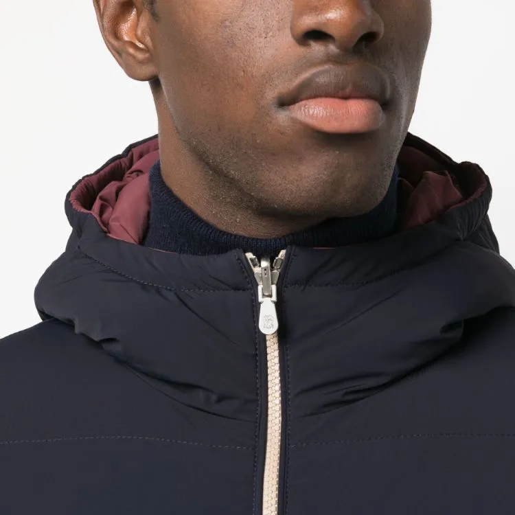 Brunello Cucinelli Reversible Padded Zipped Jacket-4