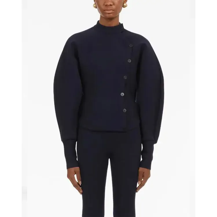 Ferragamo Asymmetrical Buttoned Cardigan-6