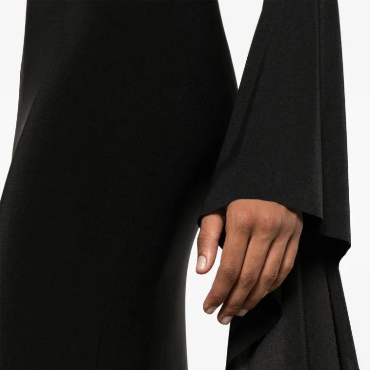 GIUSEPPE DI MORABITO Draped Long sleeve Maxi Dress-4