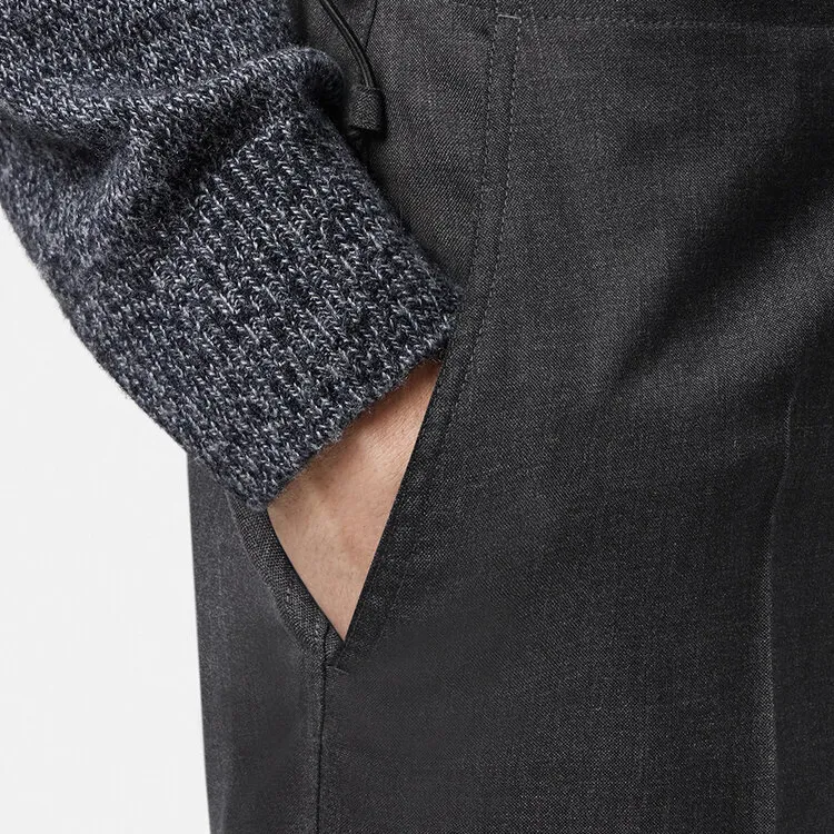 VERSACE Suit Trouser Men's Gray-4