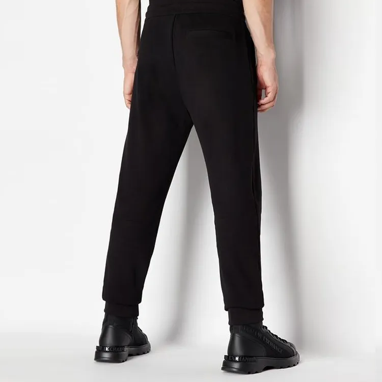EMPORIO ARMANI Knitted Sweatpants Men's Black-2