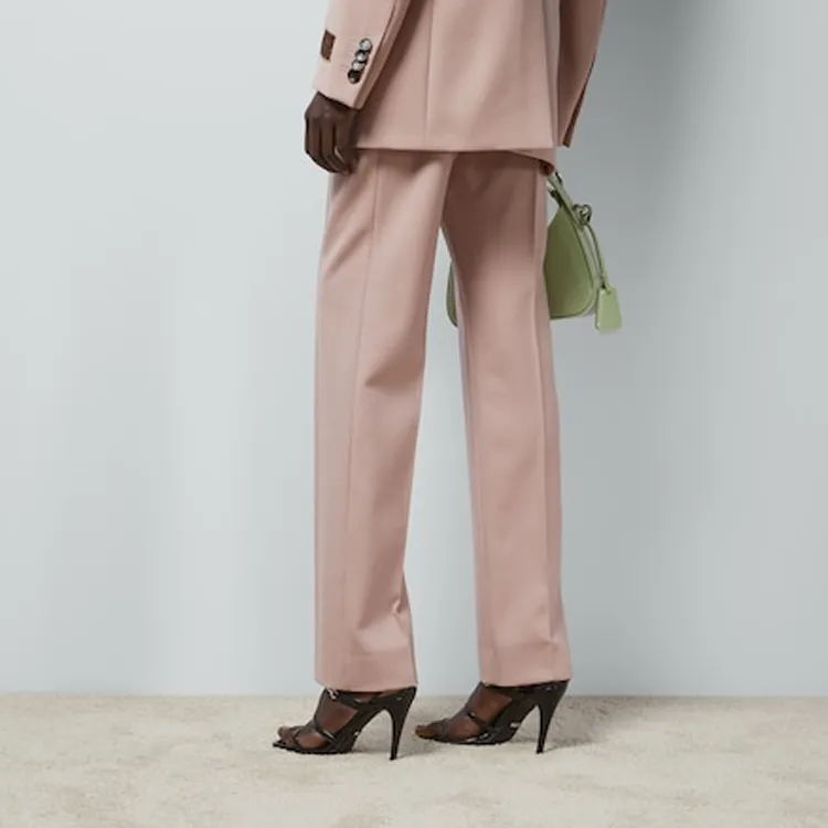 GUCCI Horsebit Label Trousers-2