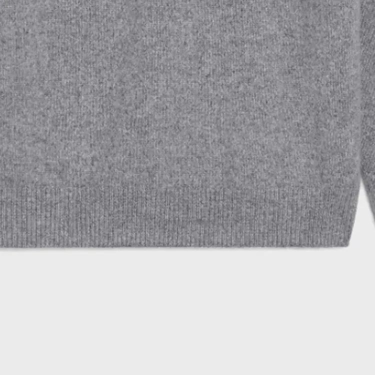 CELINE Triomphe Crew Neck Sweater In Cashmere-5