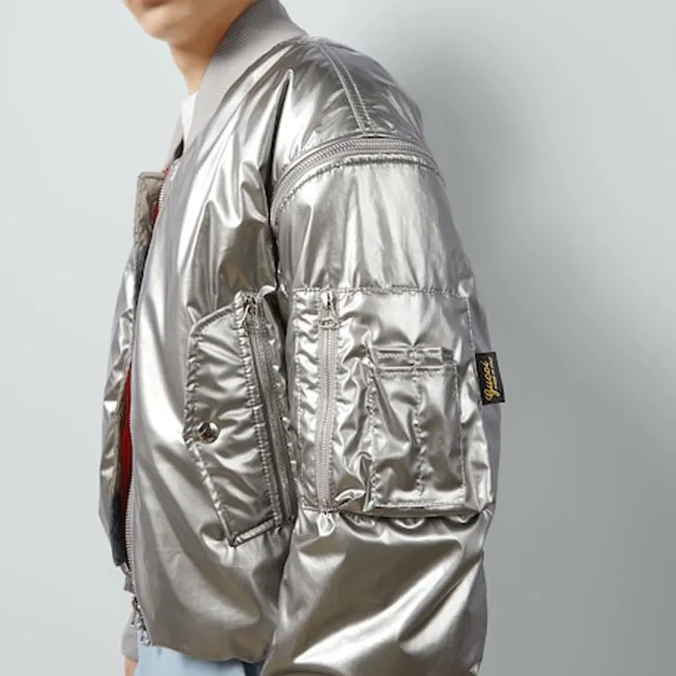 GUCCI Jackets Coats Men's Silver-4