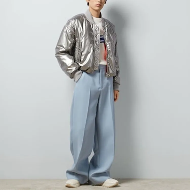 GUCCI Jackets Coats Men's Silver-1