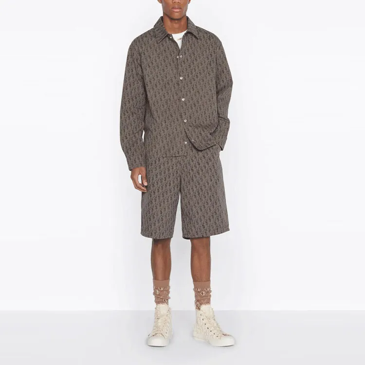 DIOR Dior Quarterly New Products SS22 Denim Shorts Men's Brown-2