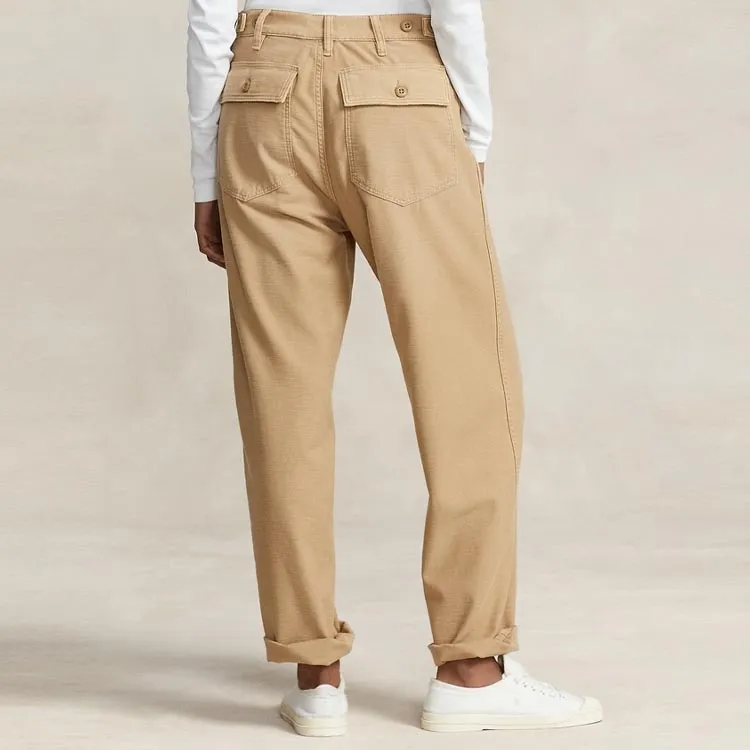 Polo Ralph Lauren FW23 Casual Pants Women's Brown-2