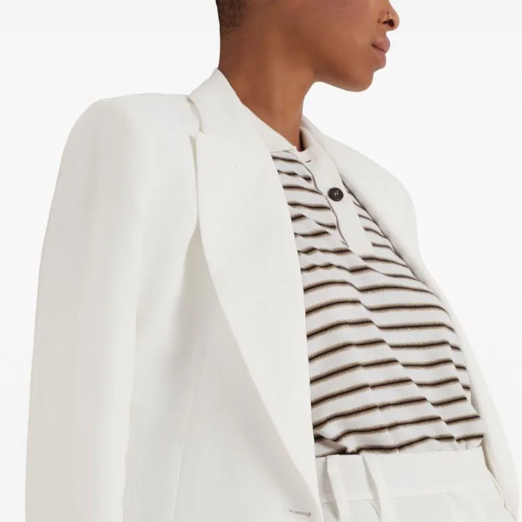 Brunello Cucinelli Single Breasted Tailored Blazer-4