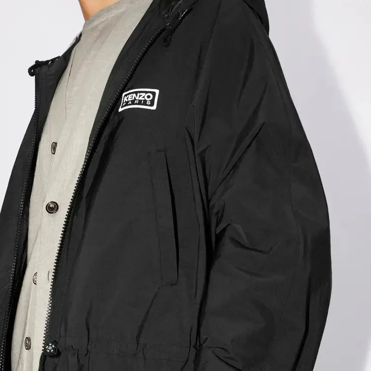 KENZO Trench Coats Men Black-5