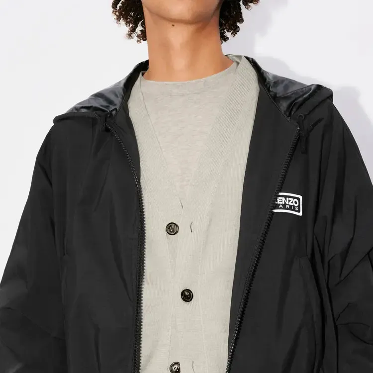 KENZO Trench Coats Men Black-4