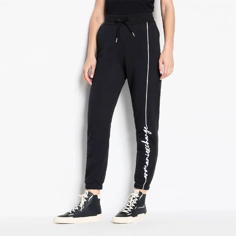 ARMANI EXCHANGE Logo embroidered Drawstring Track Pants-5