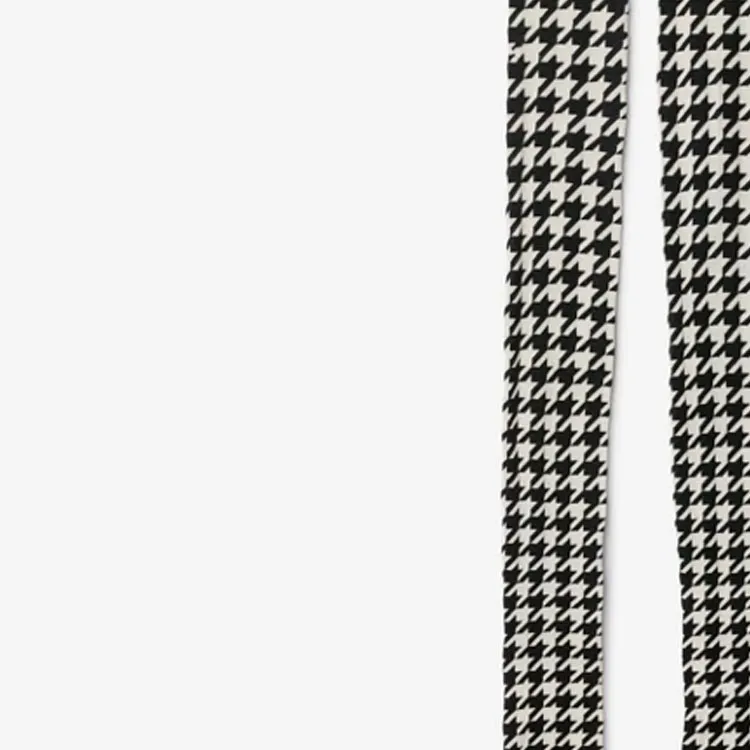 Burberry FW23 Pantyhose Women's Black White-4