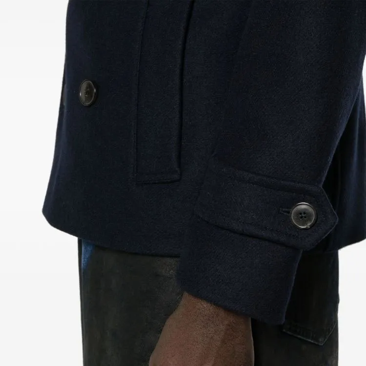 DRIES VAN NOTEN Coat Men's Marine Blue-3