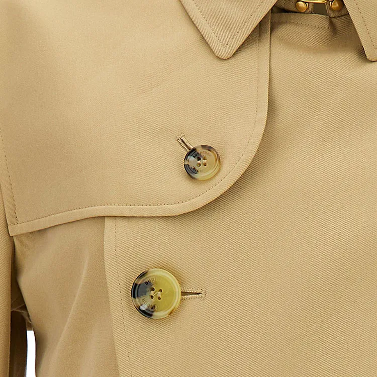 Burberry Heritage Kensington Double Breasted Belted Trench Coat-3