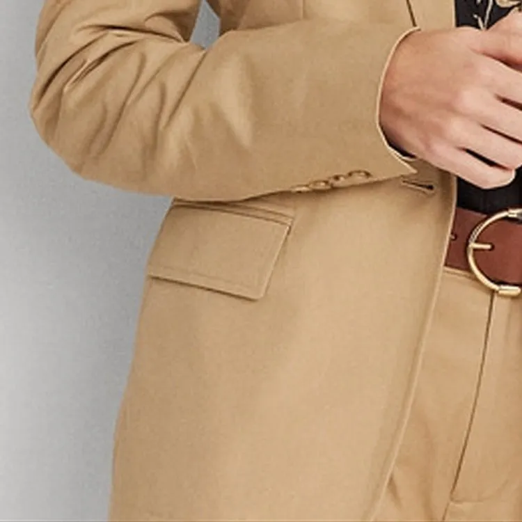Polo Ralph Lauren SS24 Business Suit Coat Women's Brown-5