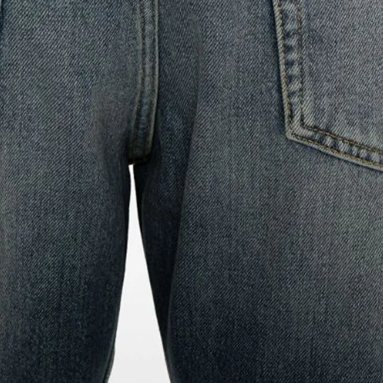 Lanvin Straight leg Twist detailed Cotton Jeans-5
