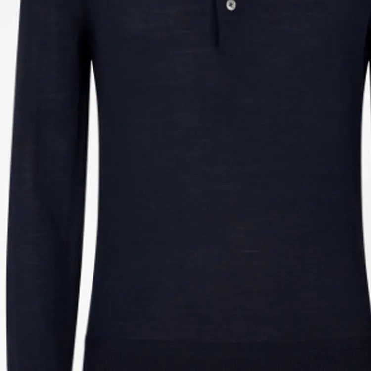 TOM FORD Long Sleeved Knitted Polo Shirt-4