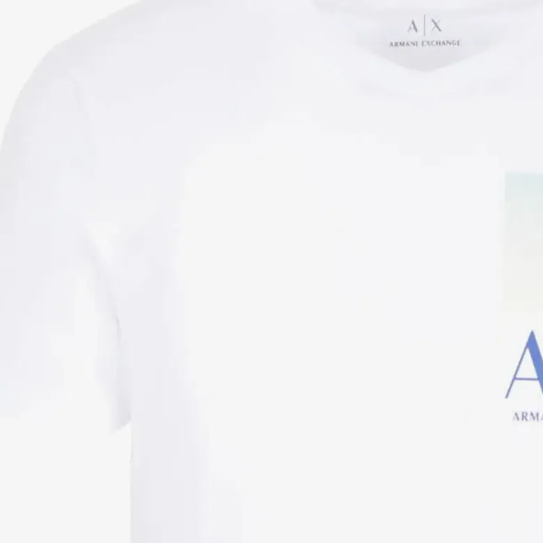 ARMANI EXCHANGE SS24 T Shirt Men's White-5