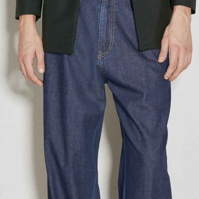 PRADA SS24 Jeans Men's Denim Blue-3