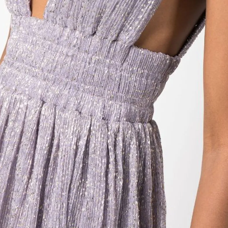 Sabina Musayev Alpha Lamé effect Tiered Gown-4
