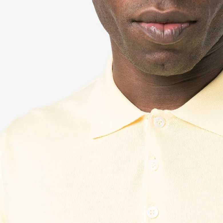 CANALI Polo Shirt Men's Banana Yellow-4
