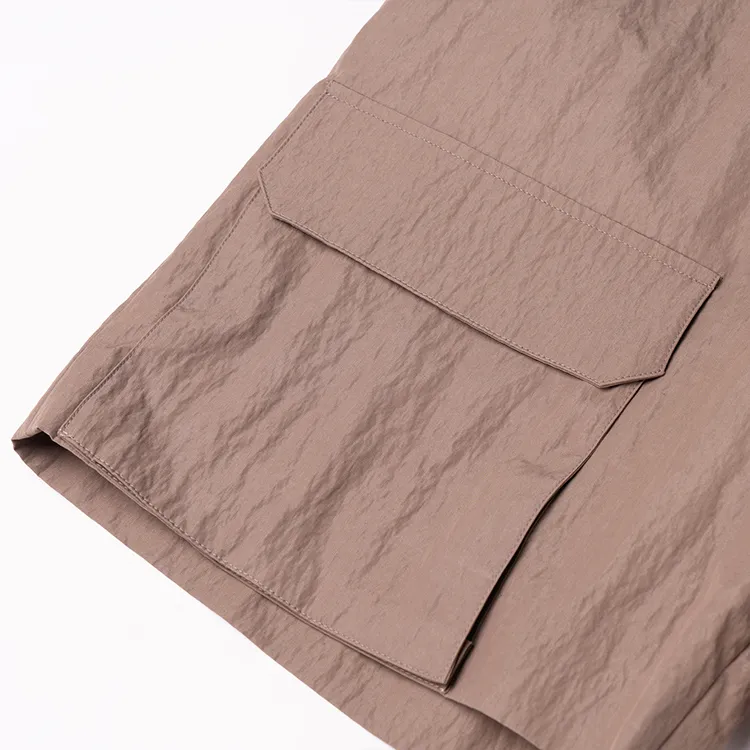 FENDI SS22 Casual Shorts Men's Brown-4