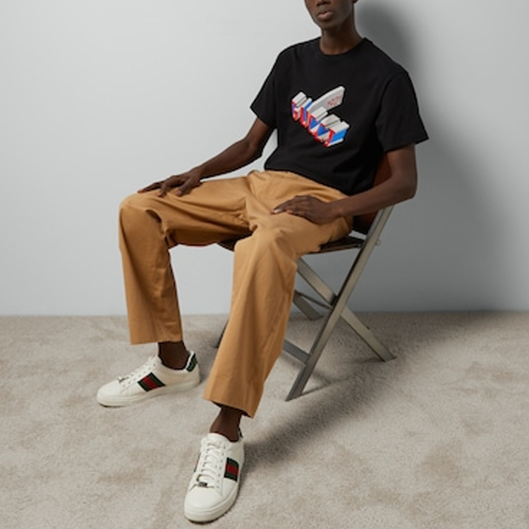 GUCCI T Shirts Men Black L - Cheap Future4kids Jordan Outlet