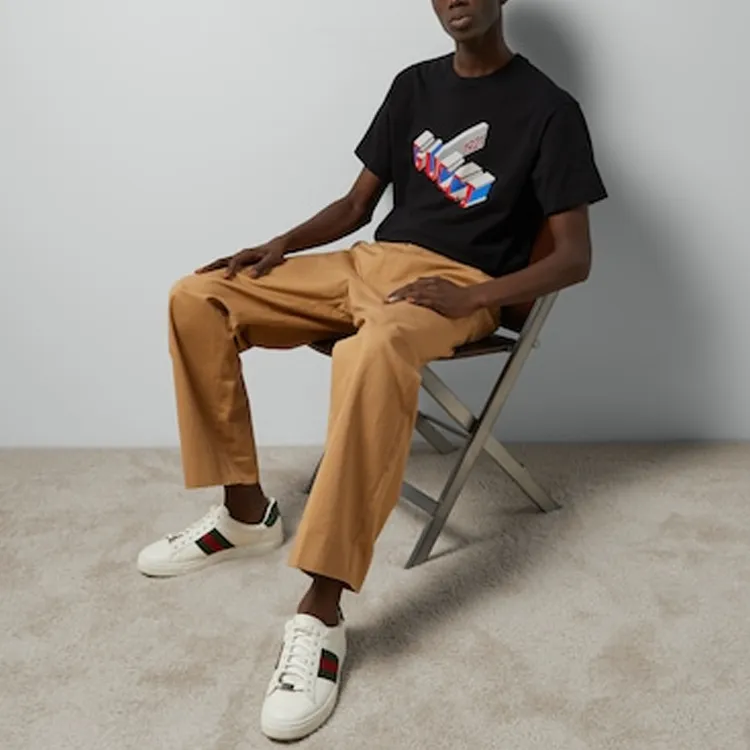 GUCCI T Shirts Men Black-2