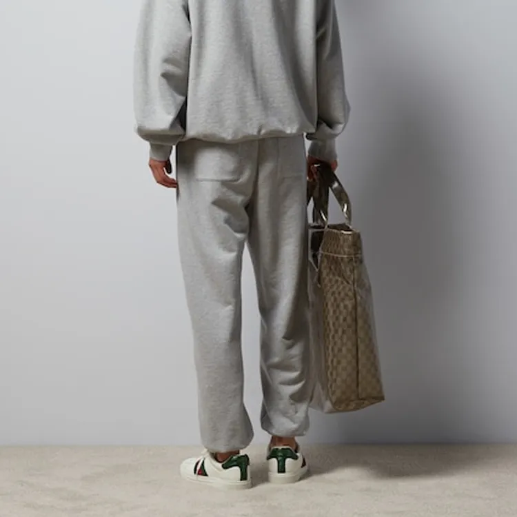 GUCCI Knitted Sports Pants Men's Gray-2