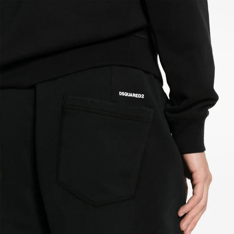 DSQUARED 2 Logo Rubberised Elasticated Waistband Shorts-4