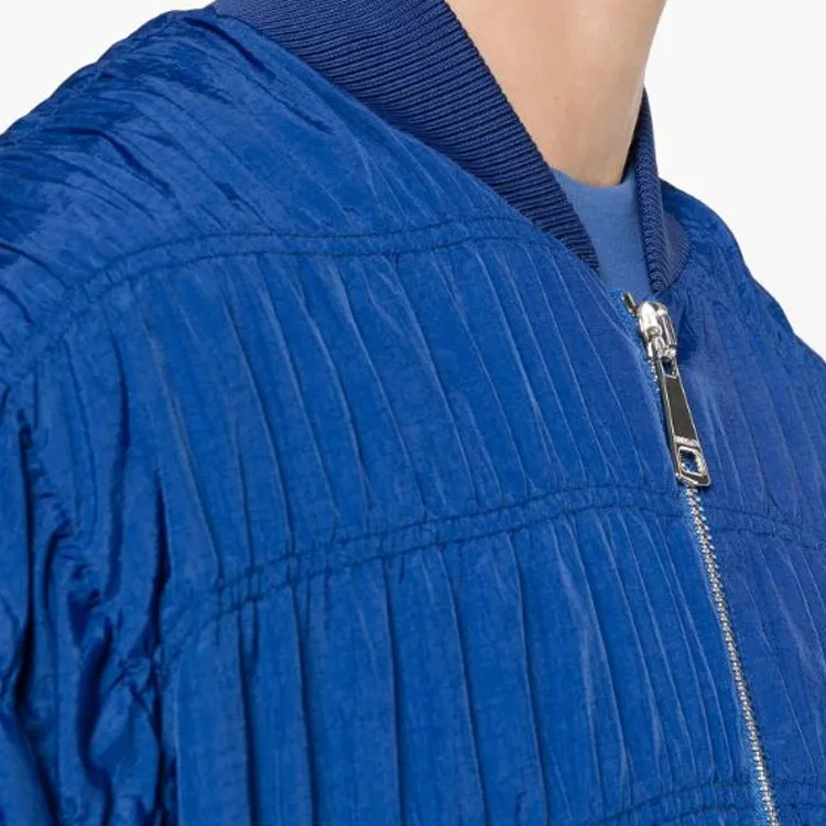 KHRISJOY Ruched-detail Oversize Jacket-4