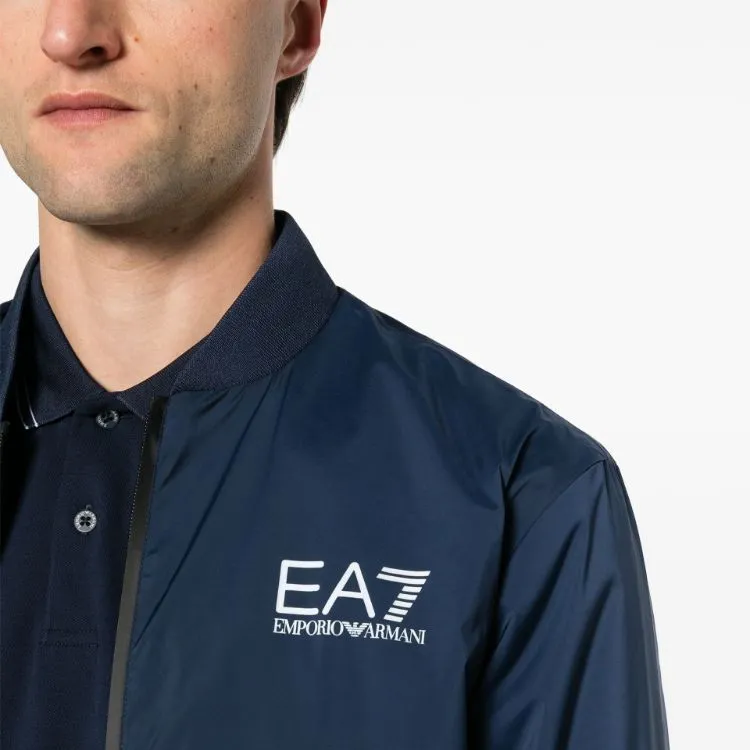 EMPORIO ARMANI EA7 SS24 Jackets & Coats Men's Marine Blue-4