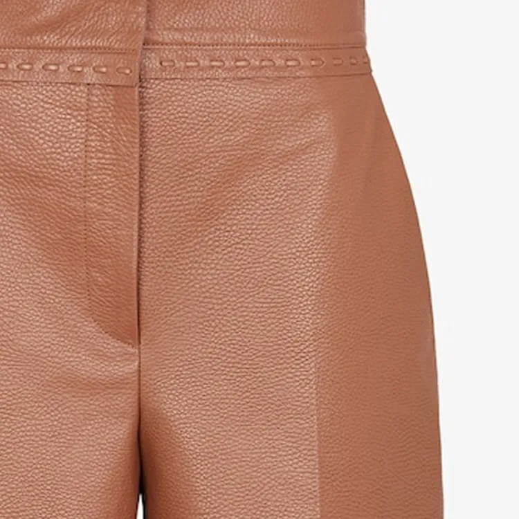 FENDI Stitch Detailed Buttoned Shorts-2