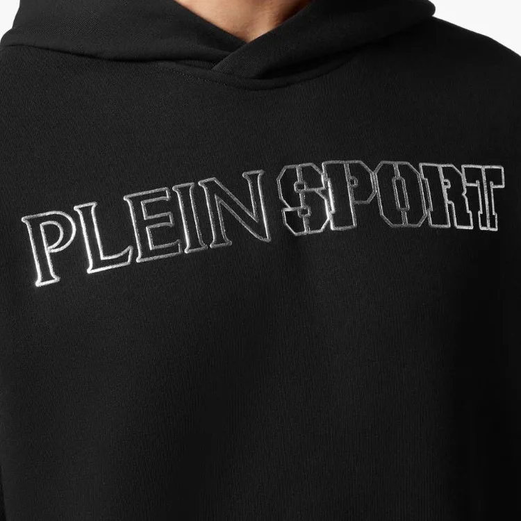 PLEIN SPORT Tiger Logo print Hoodie-4