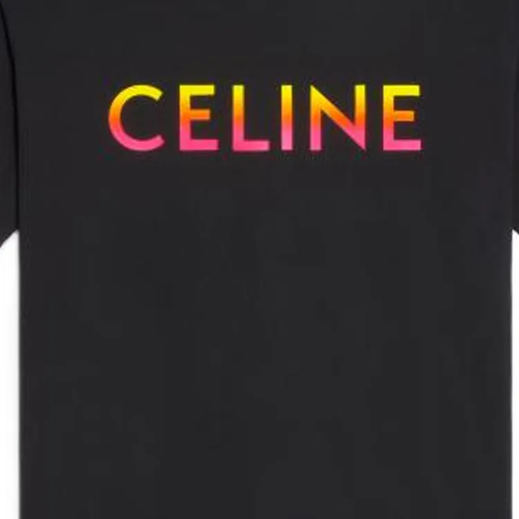 CELINE T Shirts Men Black-5