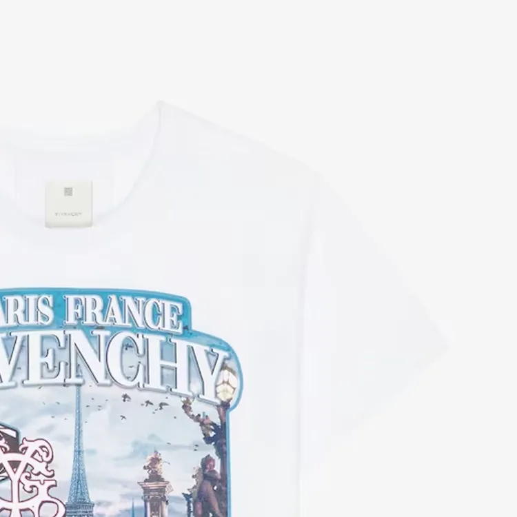 Givenchy Graphic Printed Crewneck T Shirt-4