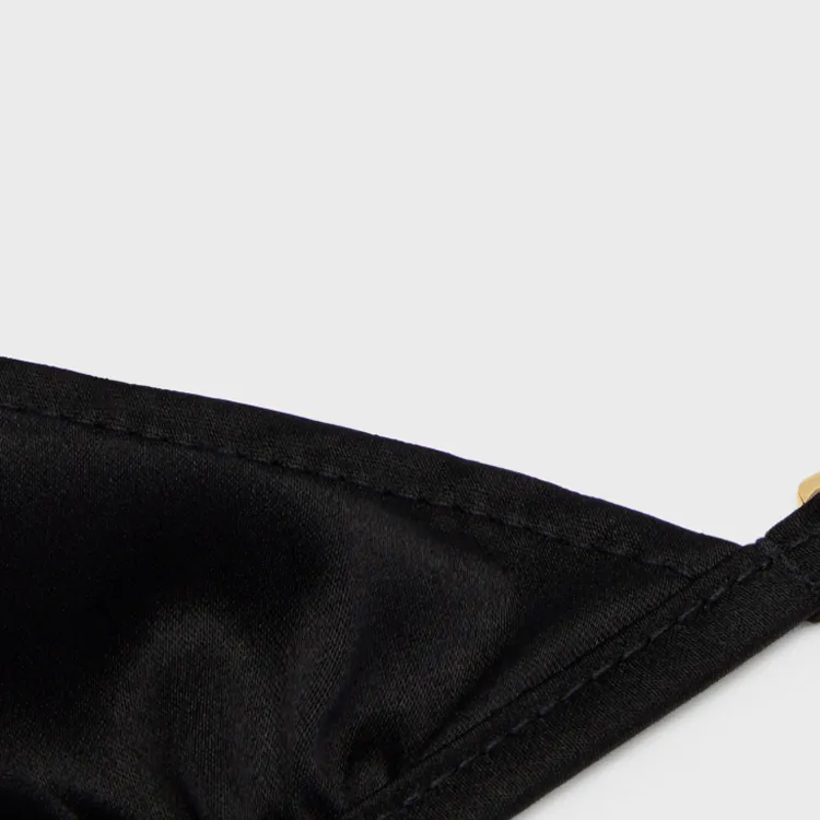 CELINE Triomphe Triangle Bra In Silk-4