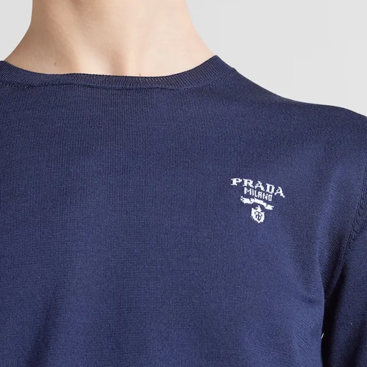 PRADA SS24 T Shirt Women's Blue-4