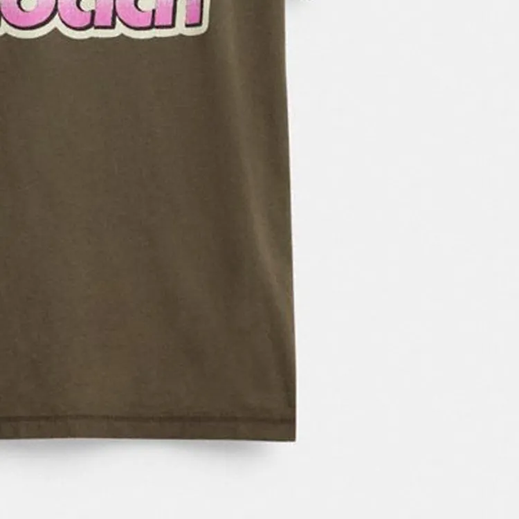 COACH T Shirts Men Brown-5