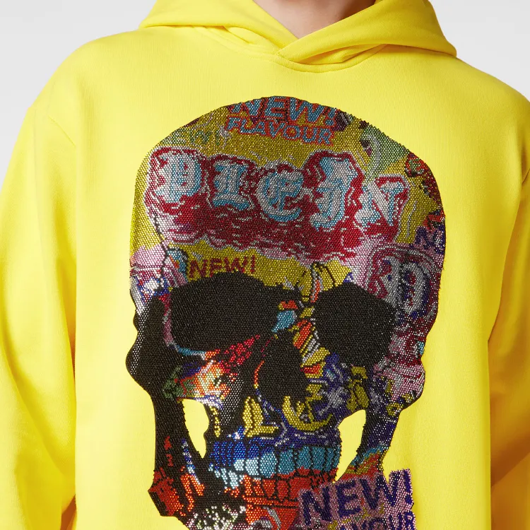 PHILIPP PLEIN Tutti Frutti Crystal-embellished Hoodie-4