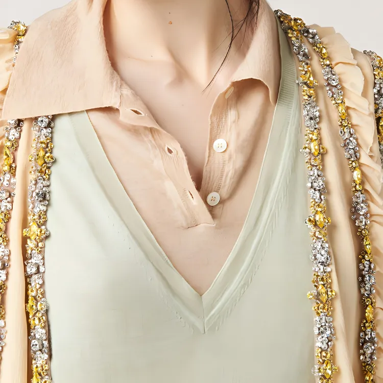 MIU MIU Long Sleeved Knitted Polo Shirt-5