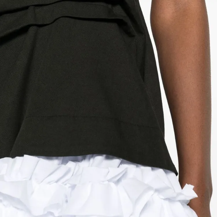 Molly Goddard SS24 Sleeveless Dress Women's Black-3