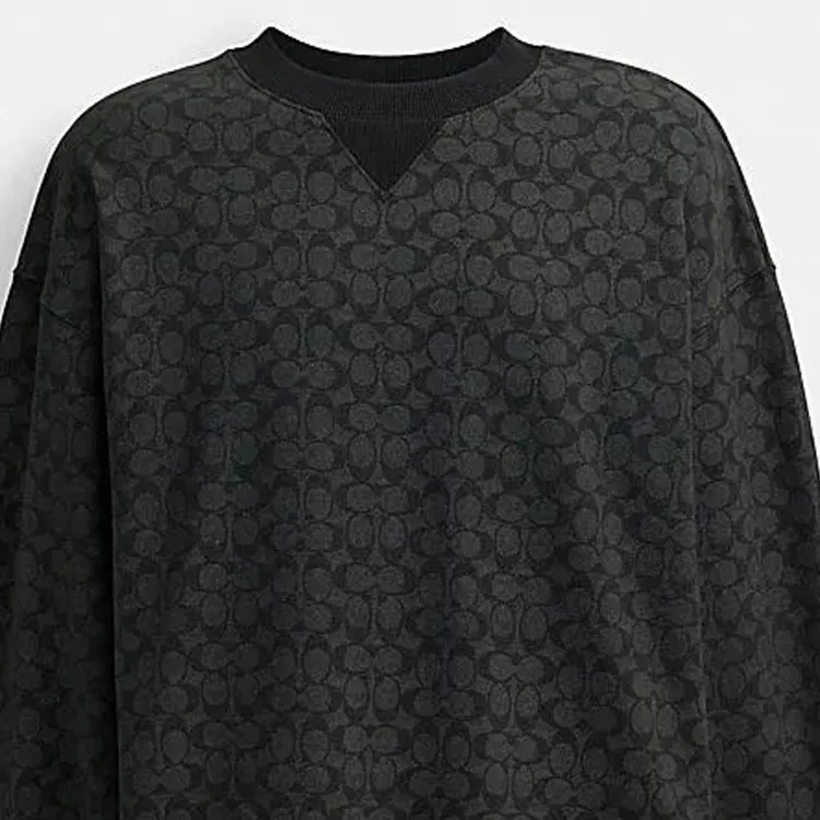 COACH Sweatshirt Men's Charcoal Gray-2