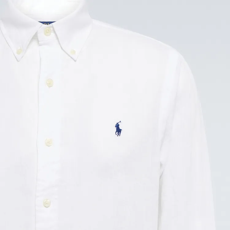 Polo Ralph Lauren Logo Embroidered Long Sleeved Shirt-5