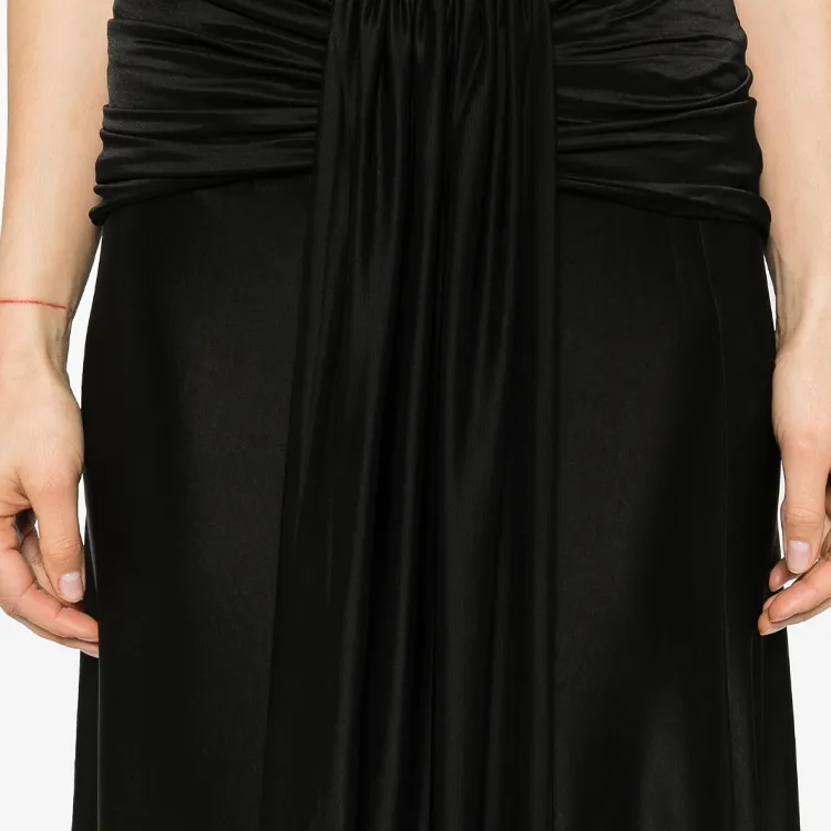 Paco Rabanne Gathered Detailed Midi Skirt-4