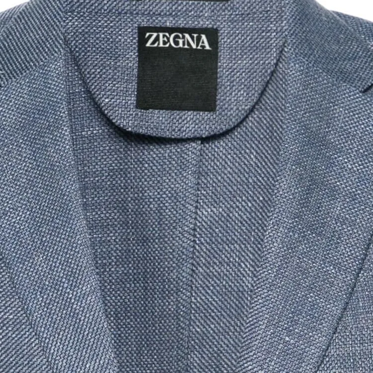 Ermenegildo Zegna Notched-lapels Single-breasted Blazer-5