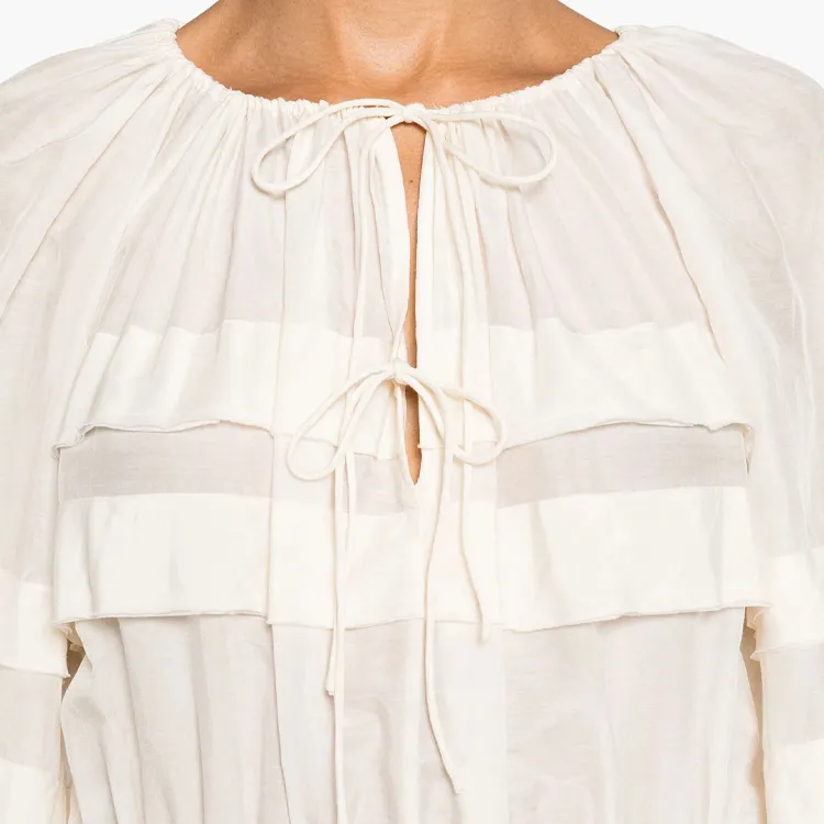 Ulla Johnson Polly Semi-sheer Flared Minidress-1