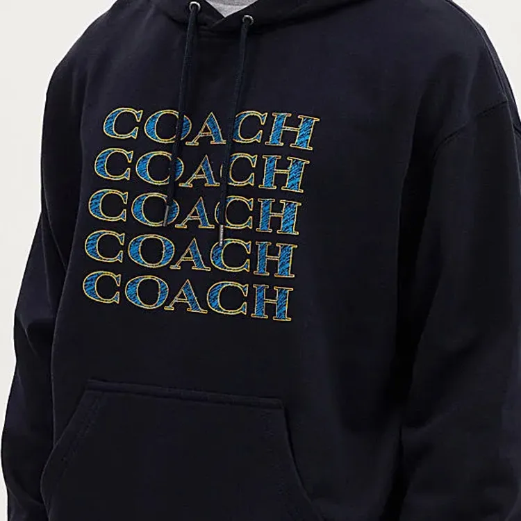 COACH SS24 Sweatshirt Men's Marine Blue-3